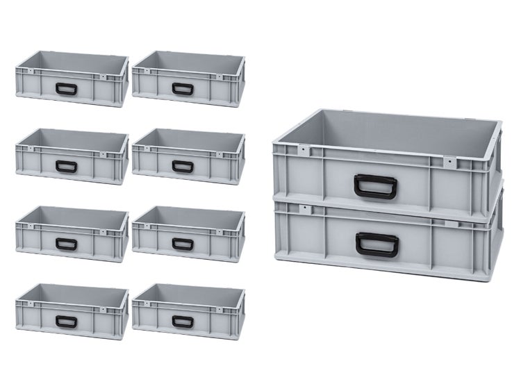 PROREGAL Eurobox Nextgen Portable Uno HxBxT 17 x 40 x 60 cm 34 Liter Eurobehälter Transportbox Transportbehälter Stapelbehälter
