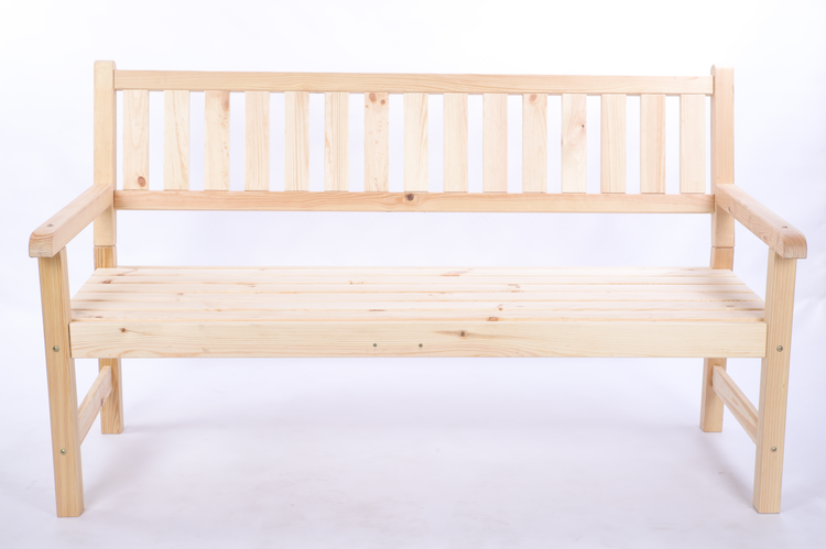 Gartenbank Grana HxBxT 90x154x70cm Ohne Abdeckung Natur