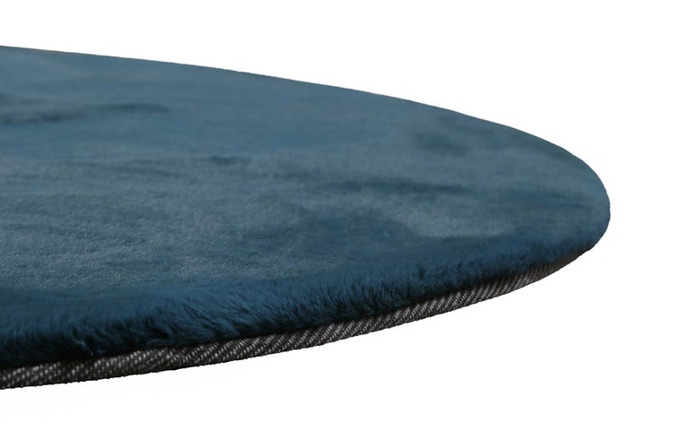 Teppich Rund Petrol kuschelig & flauschig Vita Homie Living 150 cm rund
