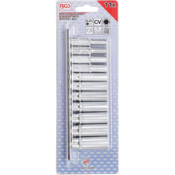 BGS Technic Steckschlüsselsatz, 11-teilig