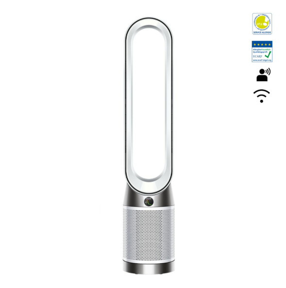 Dyson Purifier Cool Gen1 TP10 Luftreiniger mit HEPA Filter – Effizienter Luftstrom für Saubere Luft, Weiß – Ideal für Allergiker und Allergene, 3-in-1 Funktion für Luftreinigung, Kühlung und Luftzirkulation