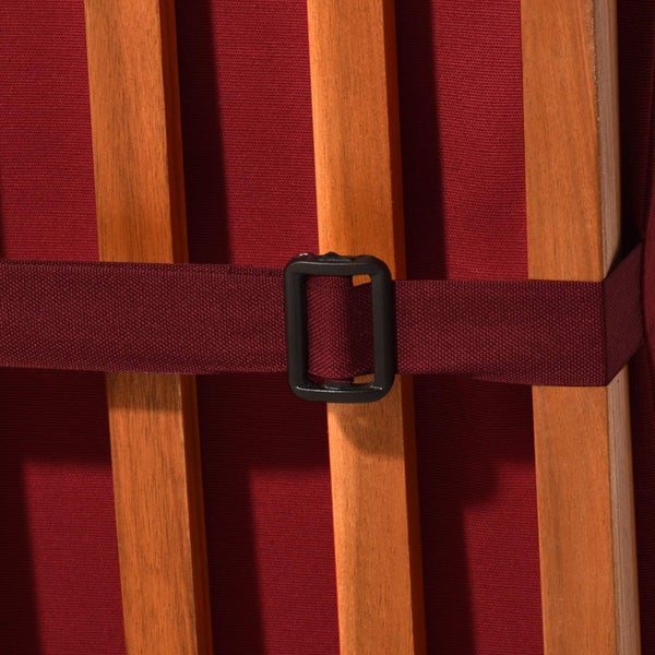 Beautissu Flair DC Deckchairauflage 200x50x8cm Rot
