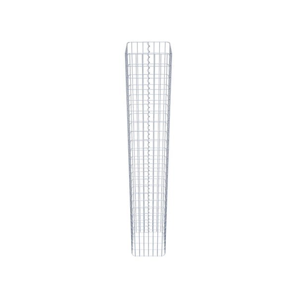 Gabionensäule 37 x 37 cm, MW 5 x 10 cm eckig - Höhe: 2,30 m