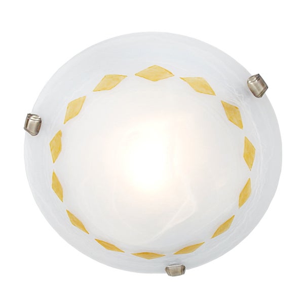 Deckenleuchte mit Diamantmuster