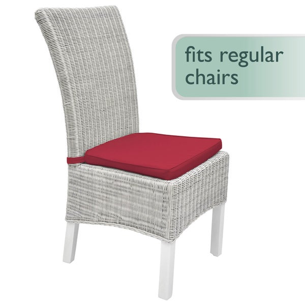 Beautissu Pia Stuhlkissen 45x40x5cm Rot (4tlg)