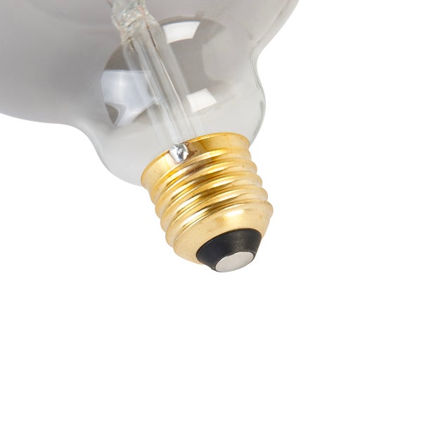 E27 dimmbare LED-Glühfadenlampe G125 rauchfarben 4W 120 lm 1800K