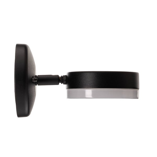 Lindby Wandleuchte außen Amya (spritzwassergeschützt (Modern) in Schwarz aus Aluminium (1 flammig, GX53) - Außenwandleuchten Wandlampe Led Außenlampe Outdoor für Außenwand/Hauswand Haus