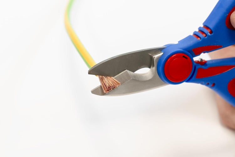 WEICON Elektrikerschere XL Schneiden|Abisolieren|Crimpen