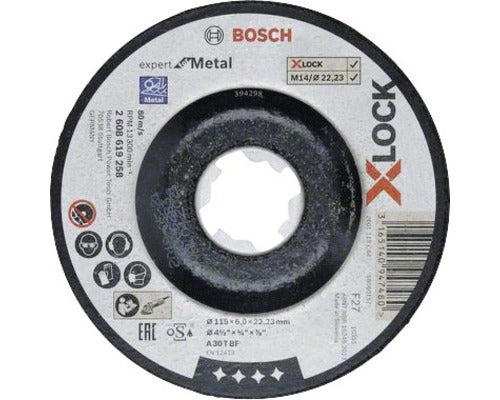 X-LOCK Expert for Metal Schruppscheibe gekröpft A 30 T BF, 115x6x22,23 mm