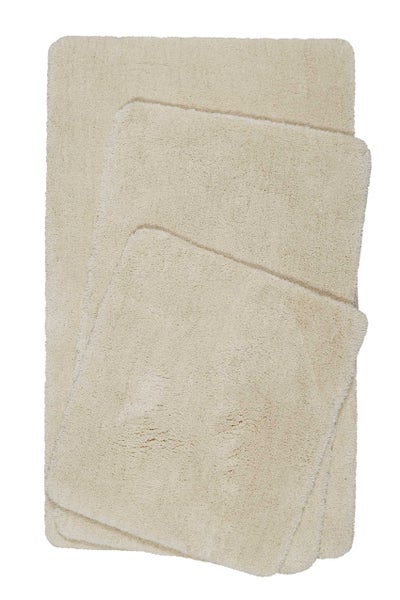 Badteppich Beige Porto Azzurro Homie Living 70x120 cm