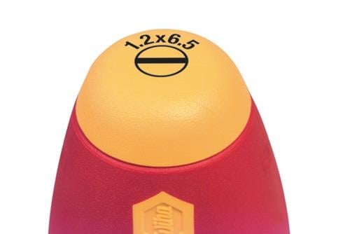 Wiha Schraubendreher SoftFinish® electric Schlitz 3,5 mm - 00822