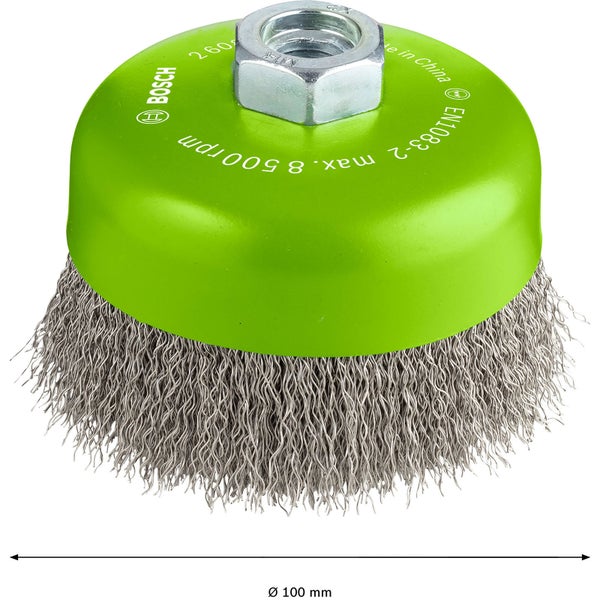 Bosch PRO Stainless Steel clean Topfbürste 100 x 0,30 mm Gewinde - 2608622103