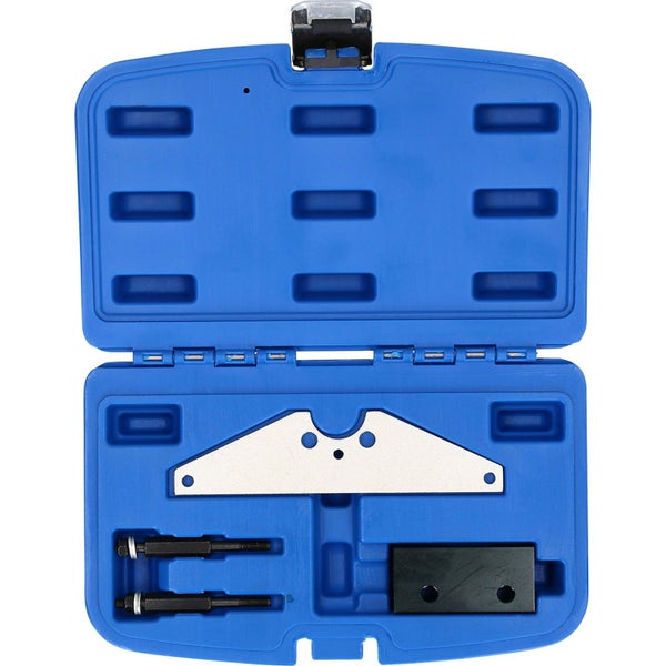 Nockenwellen Arretierwerkzeugsatz in blauem Koffer