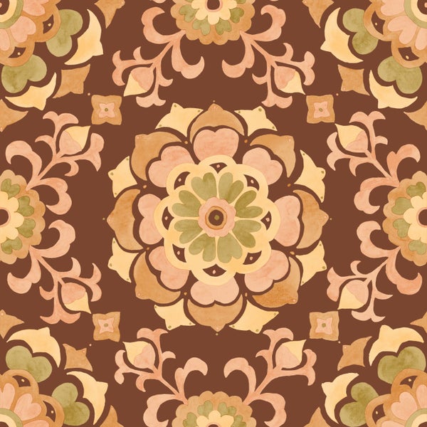 Nahtloses Blumenmuster mit floralen Ornamenten