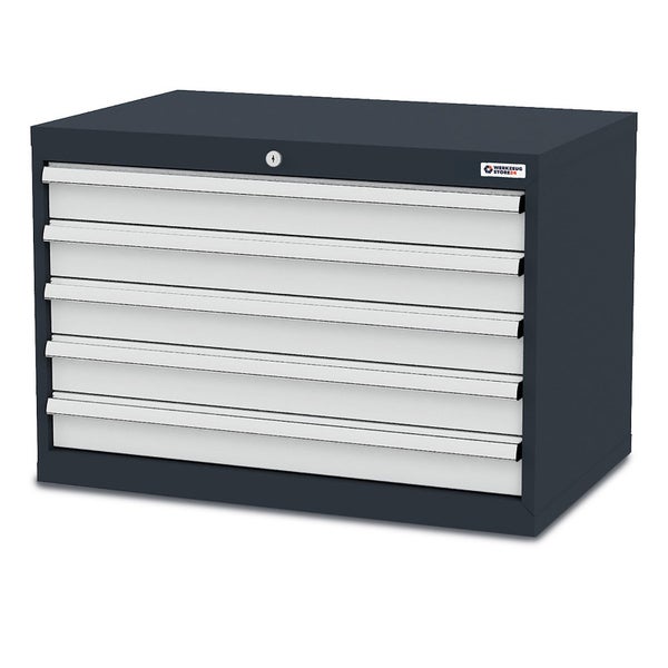 WS24 Schubladenschrank Schubladen: 5 x 100 B x T x H 900 x 575 x 620 mm - WS24-100317