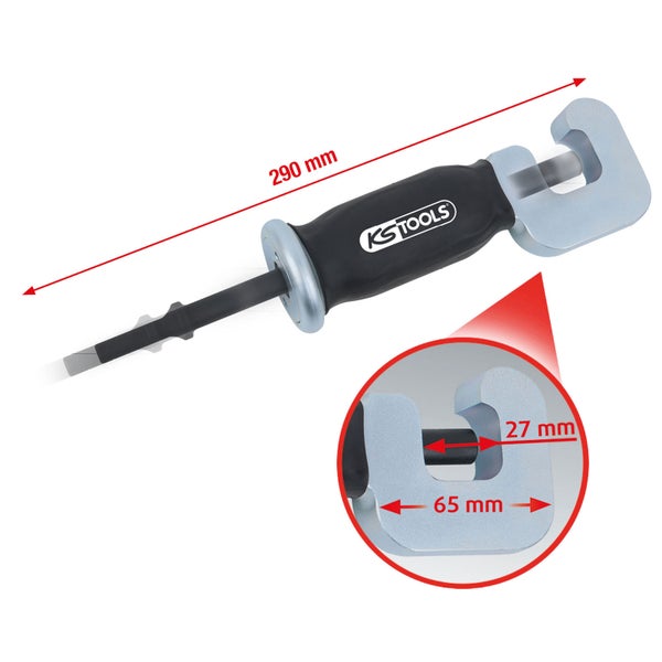 KS TOOLS Vibro-Impact Lösewerkzeug für Spurstangen  - 150.1608