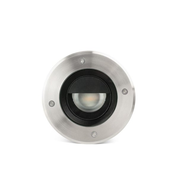 LED Wandeinbauleuchte Geiser in Edelstahl und Schwarz 12,5W 464lm IP67