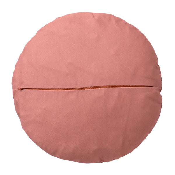 Sol Outdoor Kissen - Ø40 cm Rosa - Mit Reißverschluss