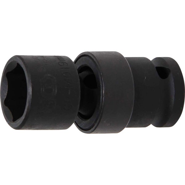 BGS Kraft-Kugelgelenk-Einsatz Antrieb Innenvierkant 12,5 mm (1/2) SW 19 mm - 5200-19