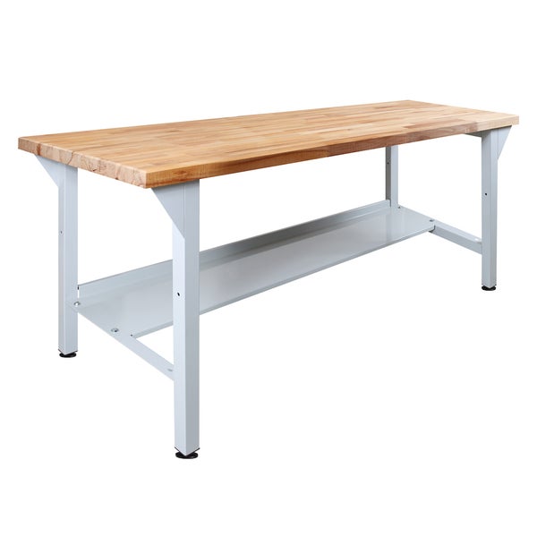 PROREGAL Werkbank Giant Rhino Plus HxBxT 84 x 200 x 70 cm Traglast 500 kg Lichtgrau
