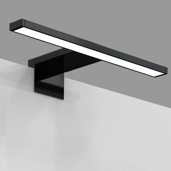 LED Spiegelleuchte, schwarz, 1xLED-Platine/5W