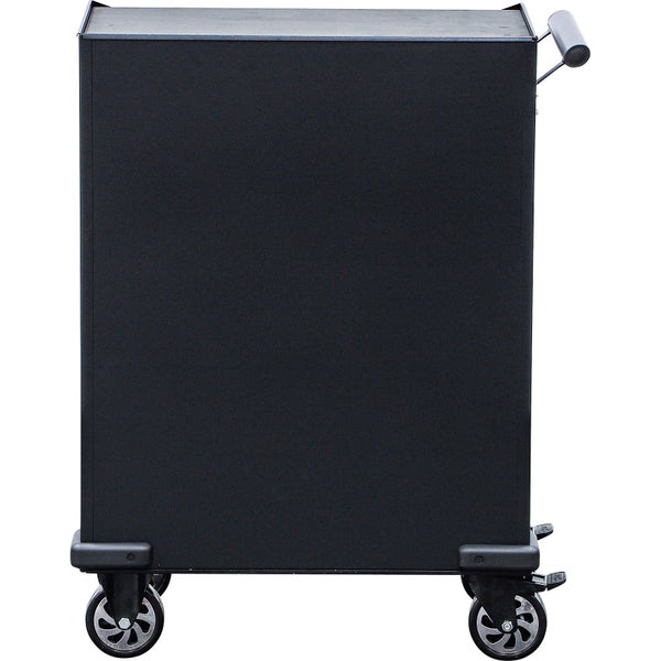 Werkzeugsatz mit Gabelköpfen in blauem Werkzeugkoffer