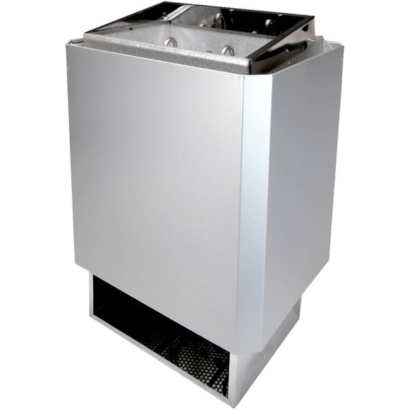 EOS 34.A Saunaofen Silbergrau 7,5 kW time4wellness Edition mit Steinen und Lampe