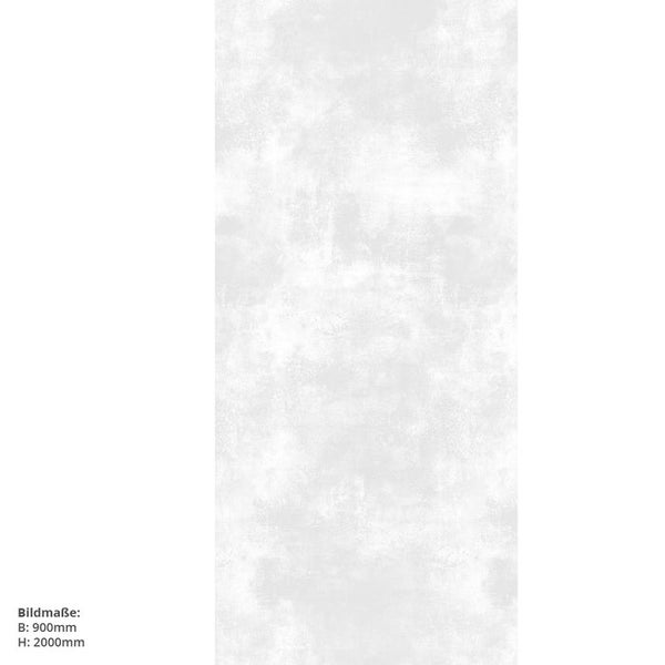 Cement Weiss, 90x200cm, fugenlose Wandpaneele aus Alu-Verbund 3mm, Duschrückwand