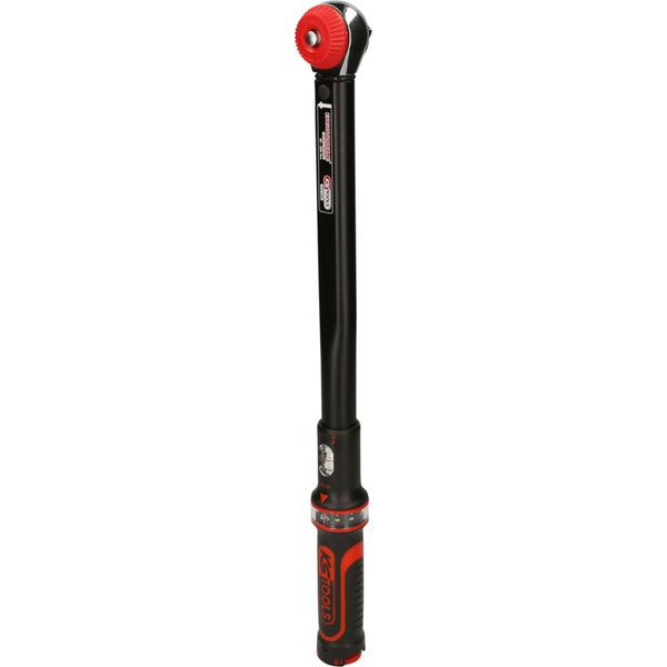 KS TOOLS 1/2 ERGOTORQUEprecision Ratschen-Drehmomentschlüssel Drehknopf 40 - 200 Nm - 516.1442