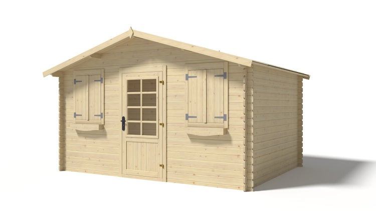Gartenhaus, Gerätehaus 12m2 - 4x3m - 28mm