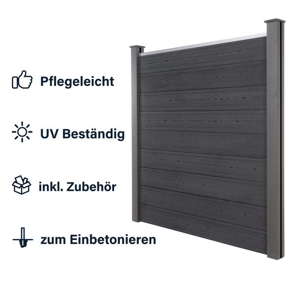 Home Deluxe WPC Sichtschutzzaun CALLADO