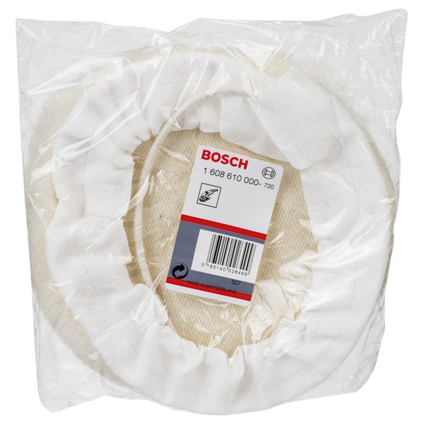Bosch Lammwollhaube für Polierer, 180 mm - 1608610000