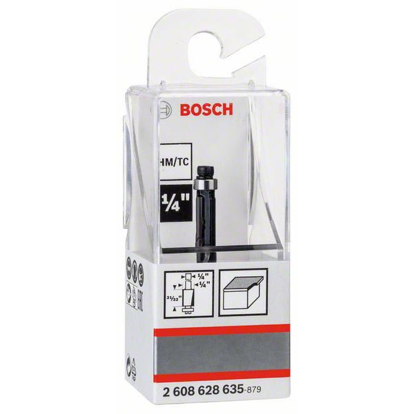 Bosch Laminat-Bündigfräser 1/4 Ø 6,35 mm L 16,2 mm G 54 mm - 2608628635