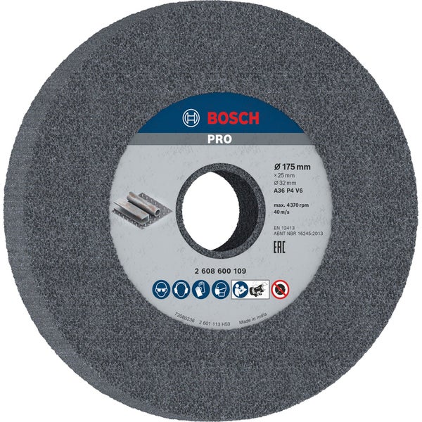 Bosch PRO Steel Schleifscheibe 175 x 25 x 32 mm G36 - 2608600109