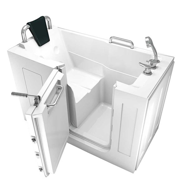 Sitzbadewanne Senioren Wanne mit Tür S07-B-L 140x76cm