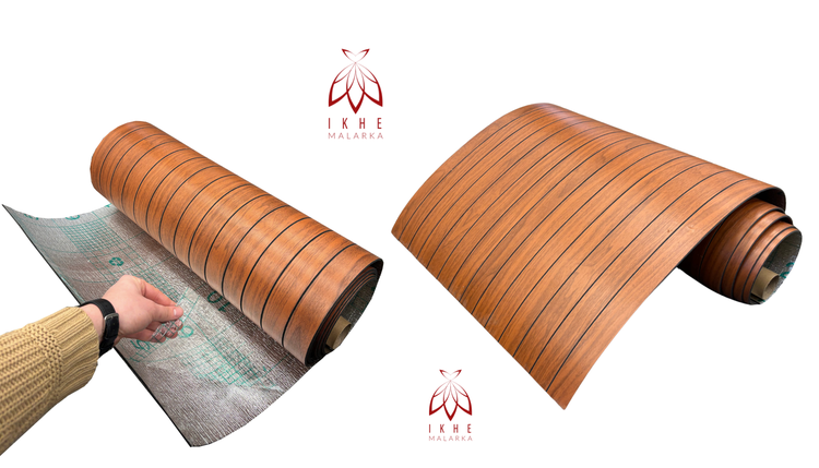 Rolle Holzfurnier mit selbstklebender Rückseite