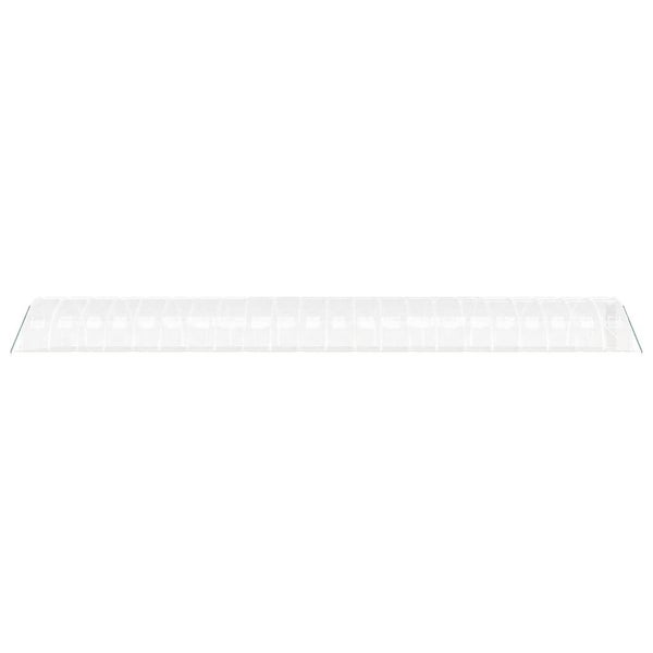 Gewächshaus mit Stahlrahmen Weiß 88 m² 22x4x2 m