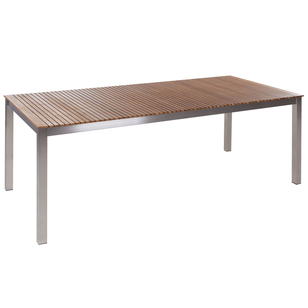 Gartentisch VIAREGGIO 200 cm 90 cm FSC® zertifiziertes Teakholz Braun