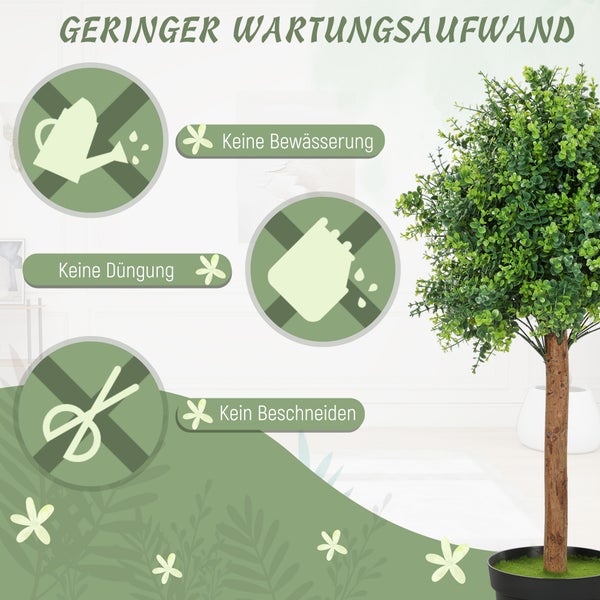 Geringer Wartungsaufwand: Keine Bewässerung, keine Düngung, kein Beschneiden.