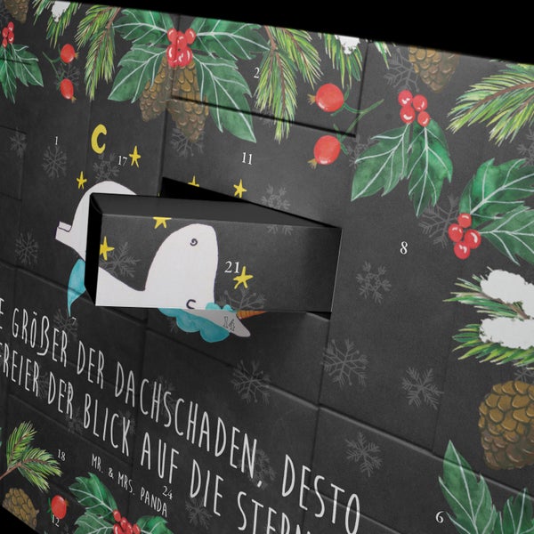 Mr. & Mrs. Panda Befüllbarer Adventskalender Einhorn Sternenhimmel - Schwarz