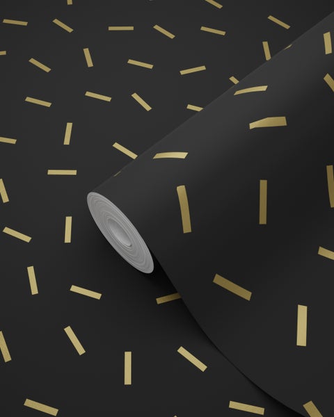 Tapetenrolle mit Streifenmuster