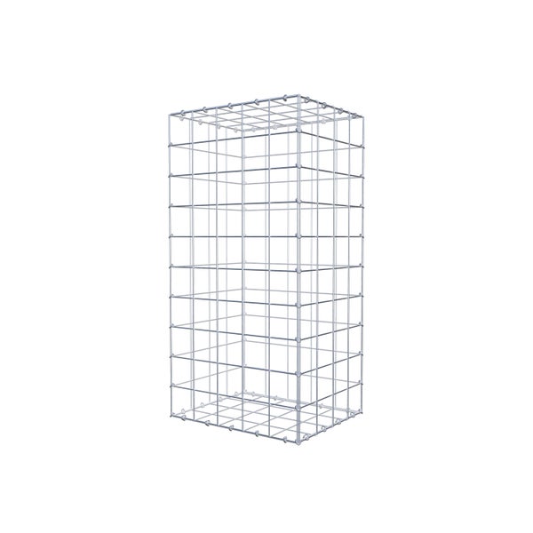 Gabione 100 cm x 40 cm x 50 cm (L x H x T), Maschenweite 10 cm x 10 cm, C-Ring