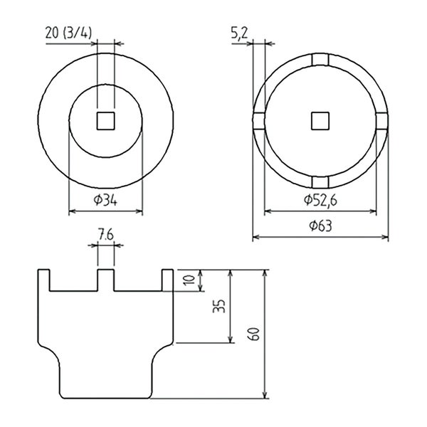 Kugelgelenk Trenngabel 295 Millimeter Werkzeug