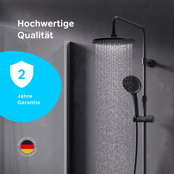 AM.PM Duschsäule inkl. Thermostat F07TA422 Hit  Schwarz matt