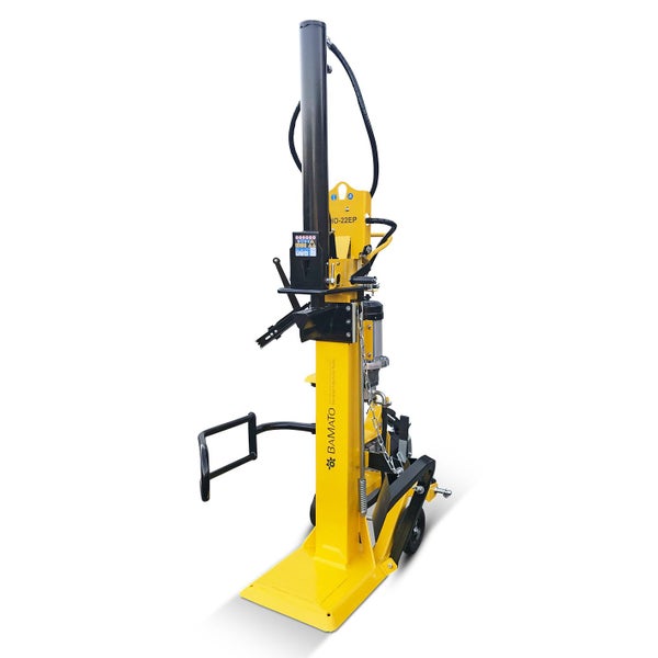 BAMATO HO-22EP Holzspalter mit Elektroantrieb und Zapfwellenantrieb für effizientes Holzspalten