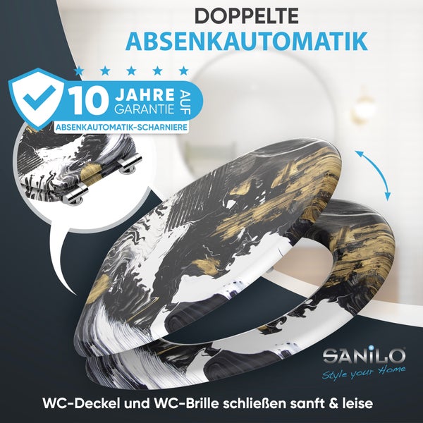 WC-Sitz mit Absenkautomatik Acrylics