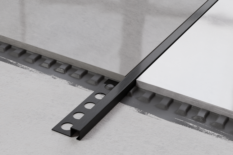 Fliesenabschlussprofil zur Kantenverlegung