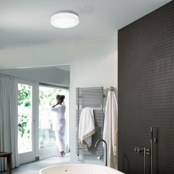 Deckenleuchte Ø22 cm - 13W, 1600lm, LED, IP54, neutralweiß, weiß