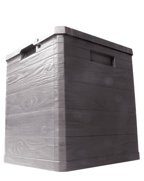 Ondis24 Kissenbox Madera Mini warmgrau, Aufbewahrungsbox, Box