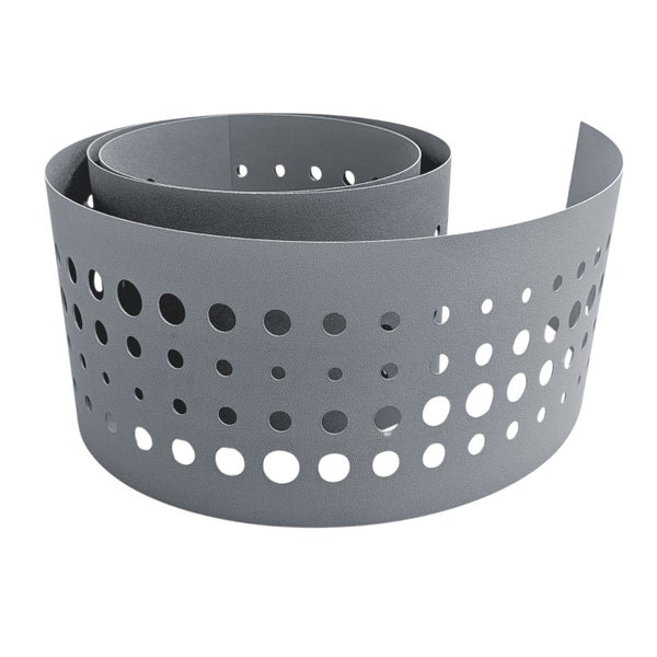 Gelochtes Drainagerohr aus Kunststoff, aufgerollt